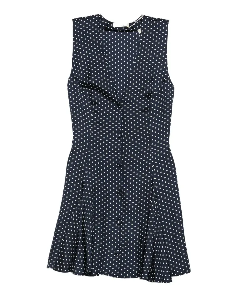 DÔEN Aubrey polka-dot mini dress - Blau Blau