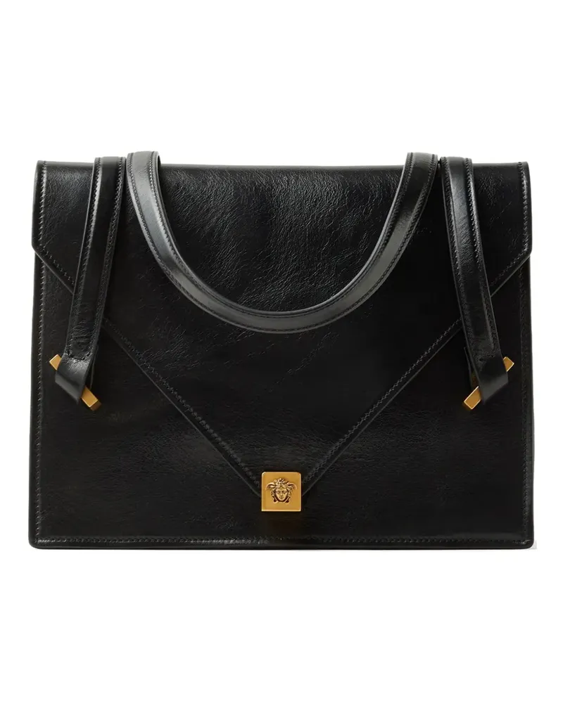 Versace Severine leather shoulder bag - Schwarz Schwarz