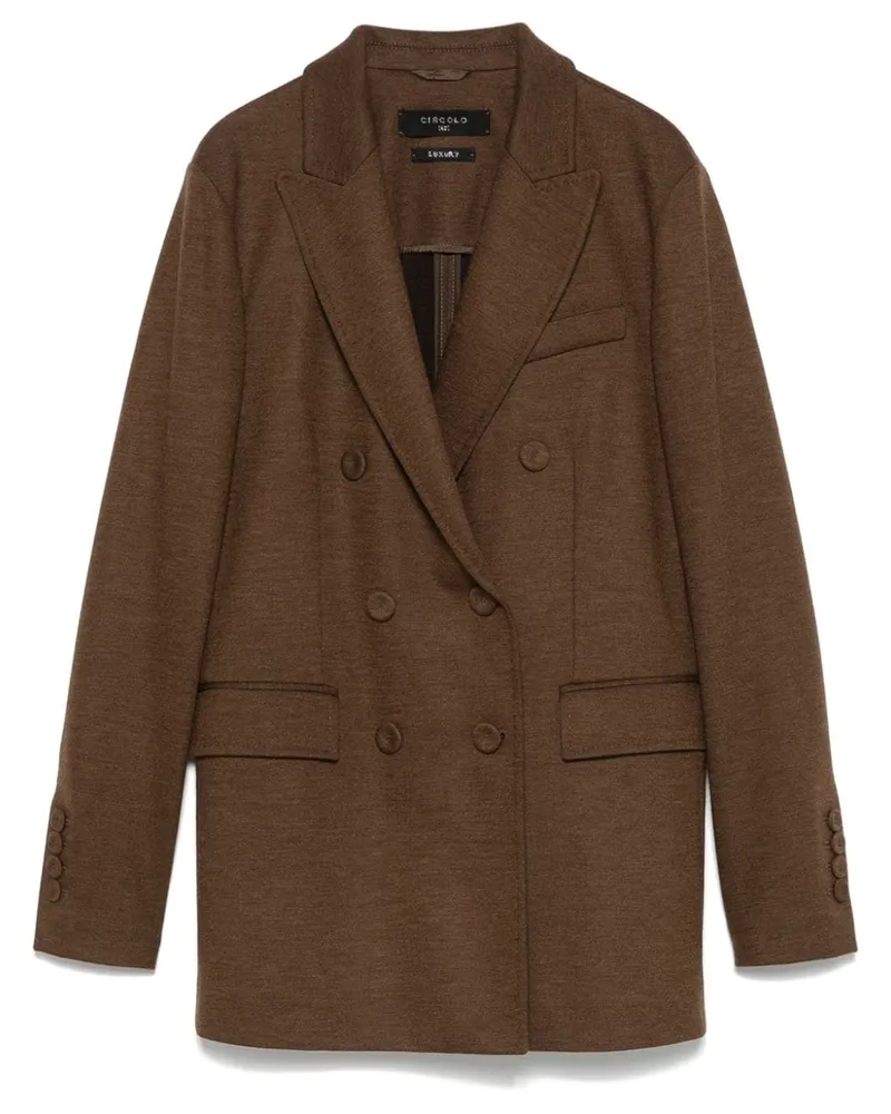 CIRCOLO 1901 Doppelreihiger Blazer - Braun Braun