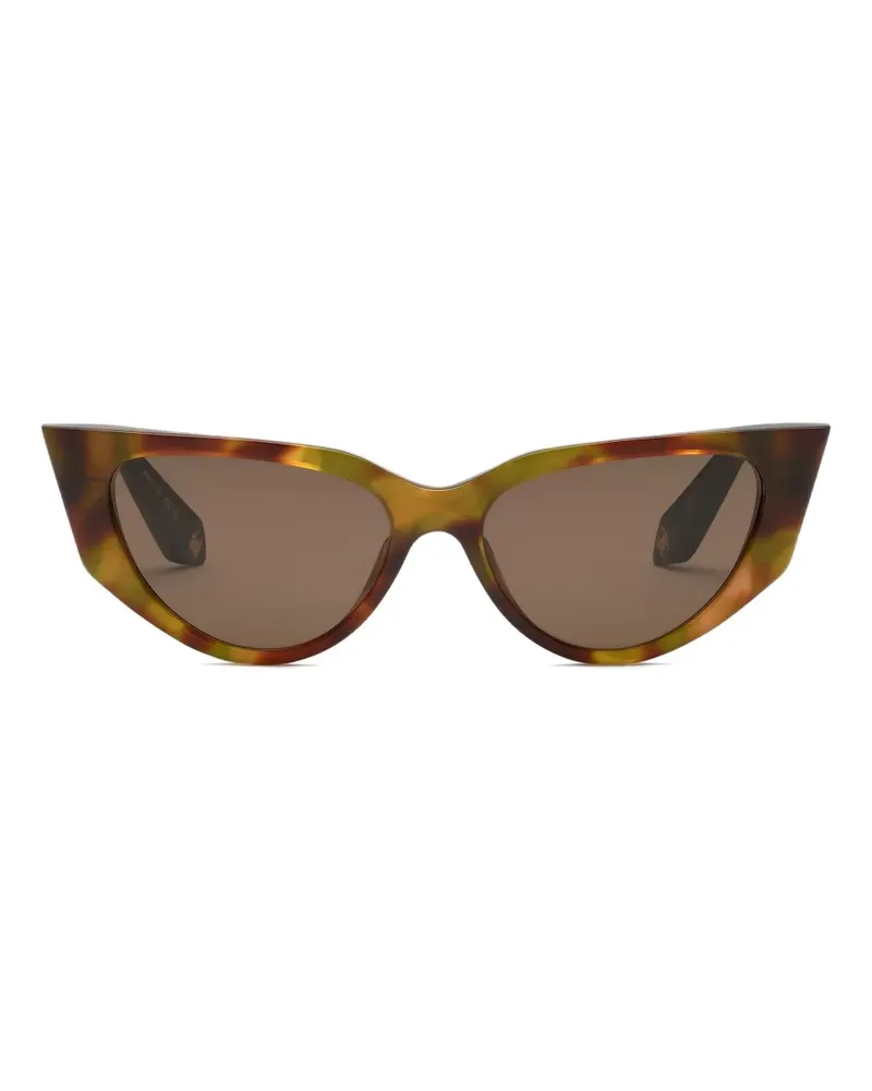 Roberto Cavalli Sonnenbrille mit Cat-Eye-Gestell - Braun Braun