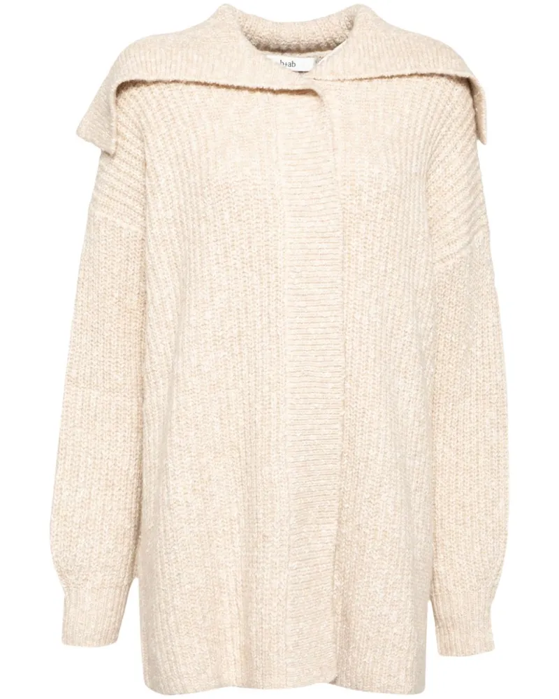 b+ab Cardigan mit betontem Kragen - Nude Nude