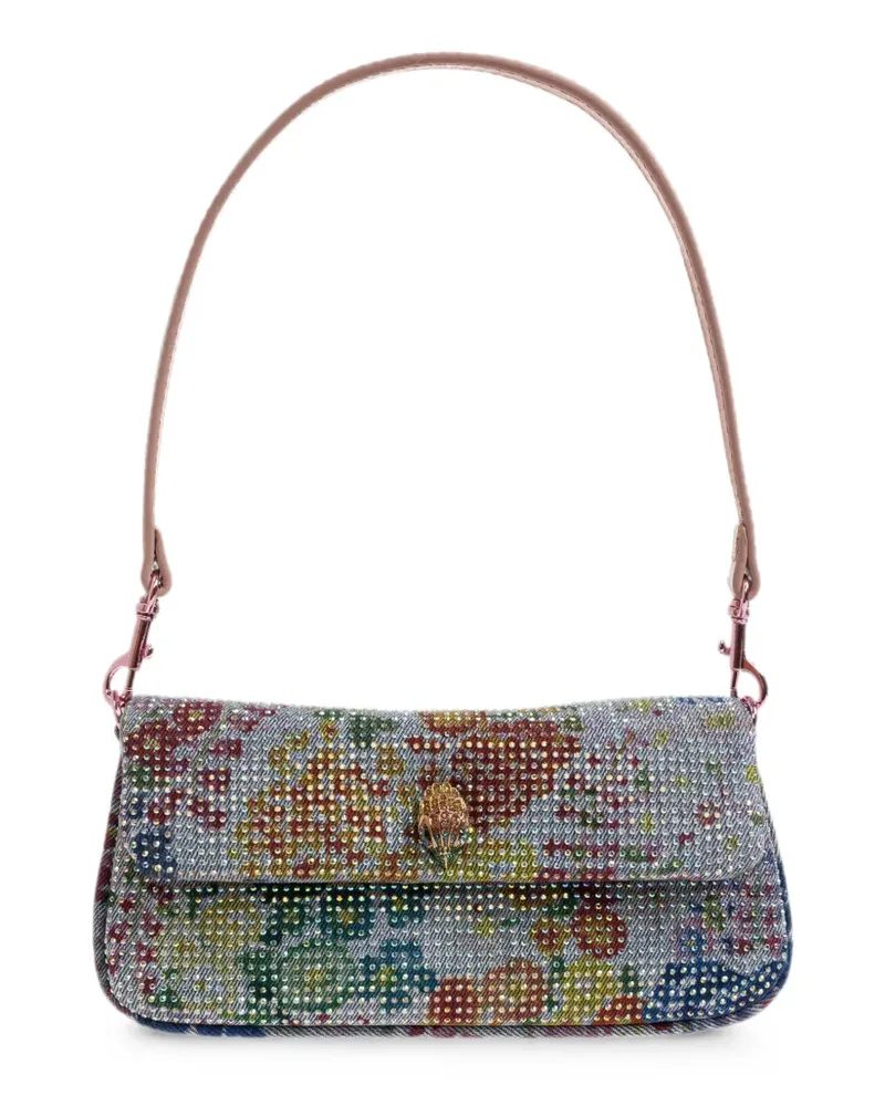 Kurt Geiger Schultertasche mit Kristallen - Grau Grau