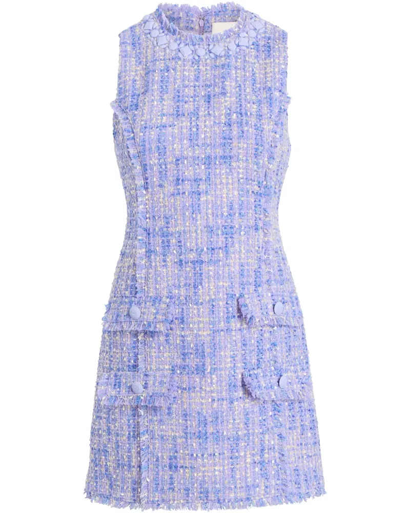 Cinq à Sept Minikleid aus Tweed - Violett Violett