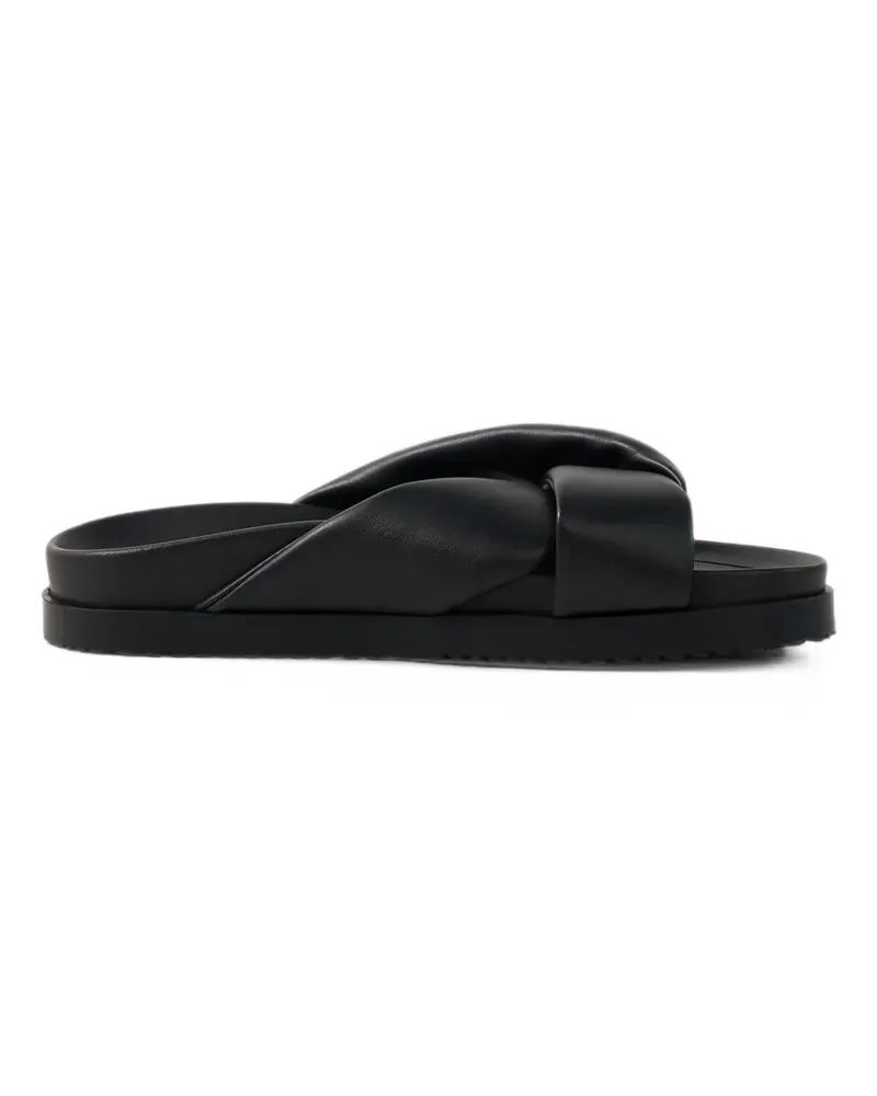 Bogner Sirolo crossover-strap sandals - Schwarz Schwarz