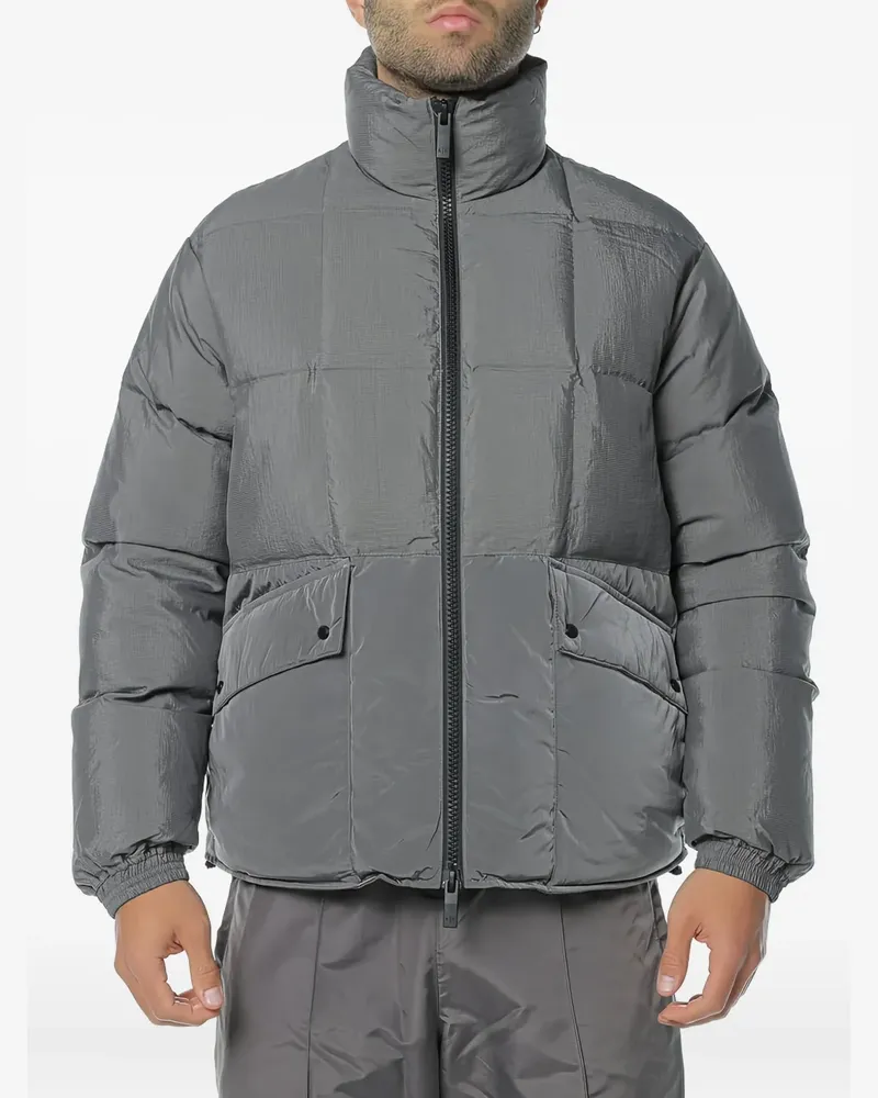 Armani Exchange Gesteppte Jacke - Grau Grau