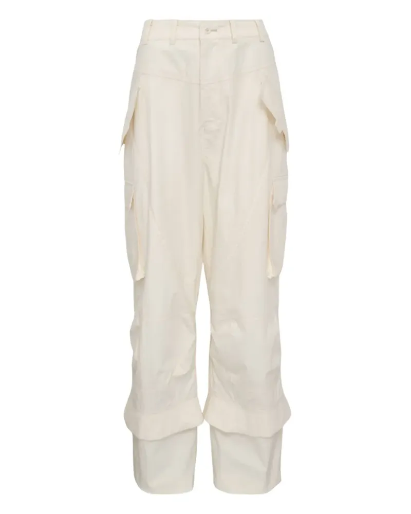 BONBOM signature cargo trousers - Nude Nude