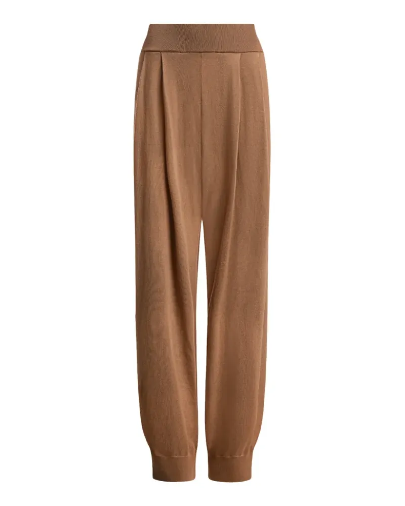 12 STOREEZ Jasmin Hose mit Falten - Braun Braun