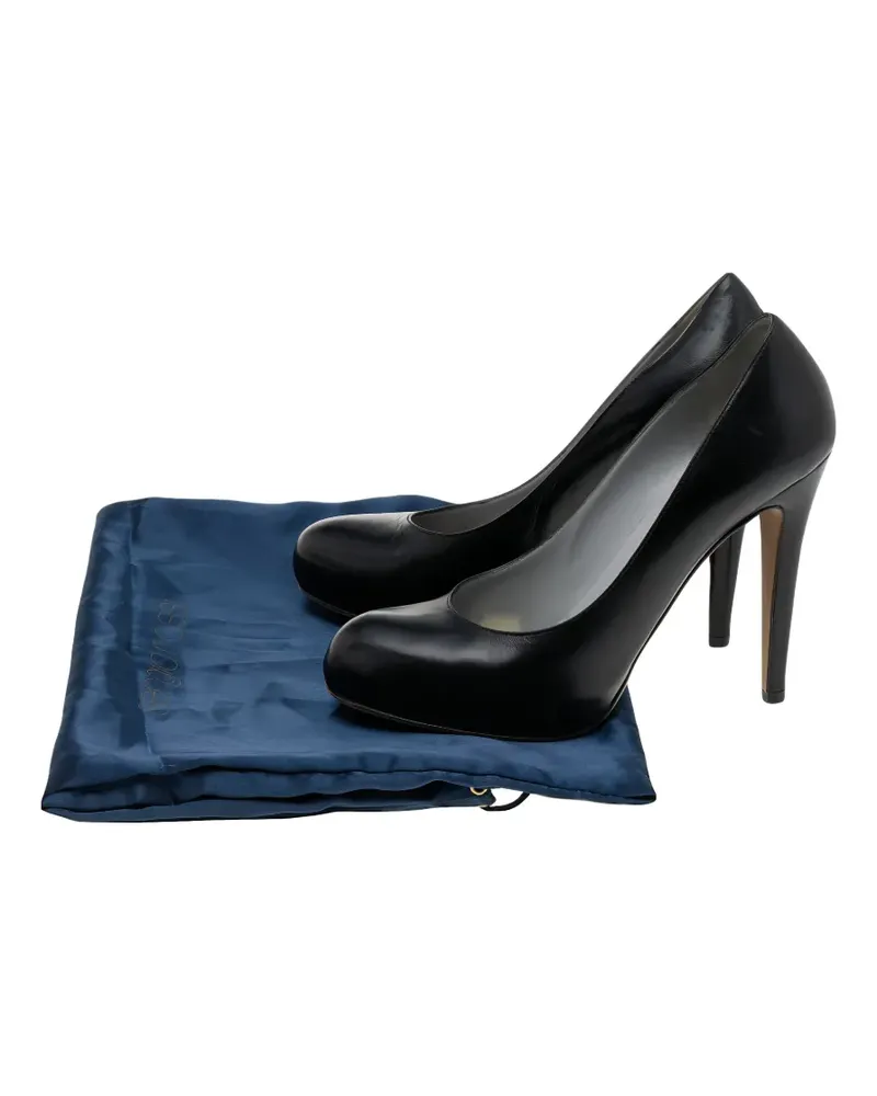 Sergio Rossi round-toe pumps - Schwarz Schwarz