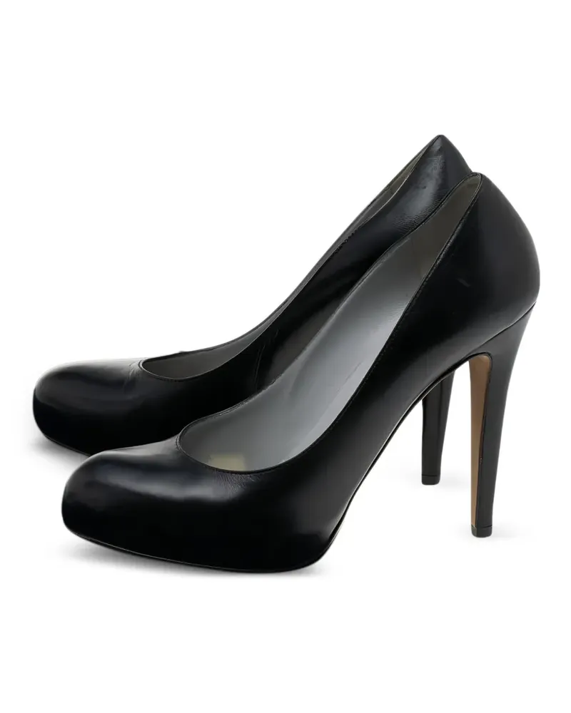Sergio Rossi round-toe pumps - Schwarz Schwarz