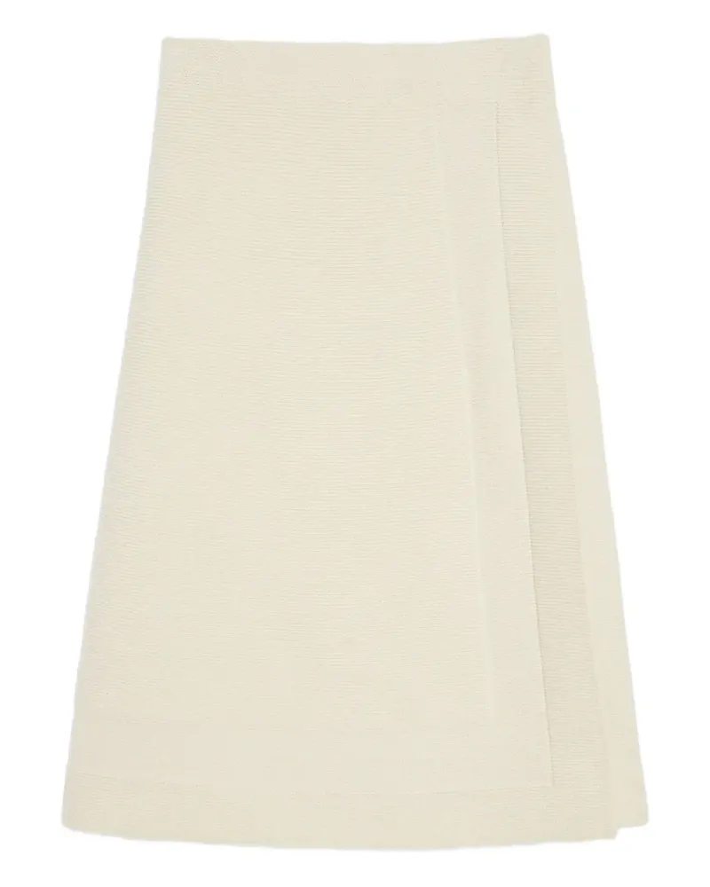 Jil Sander Gewickelter Midirock - Nude Nude