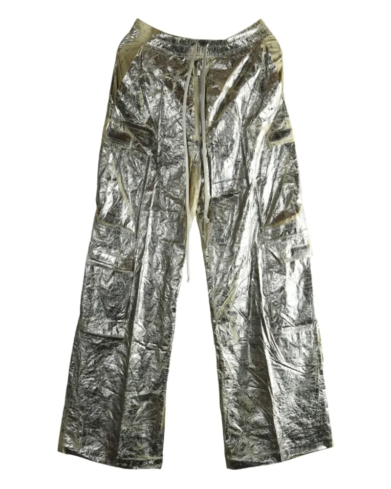 DRKSHDW by Rick Owens Hose mit aufgesetzter Tasche - Silber Silber