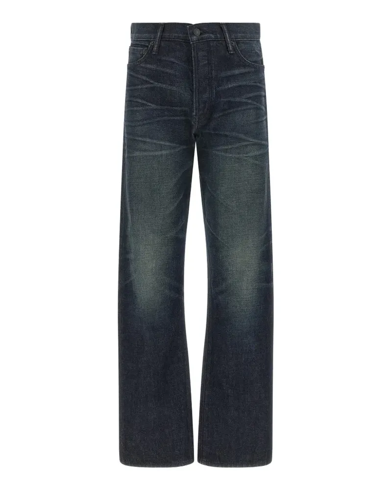 Tom Ford Jeans mit weitem Bein - Blau Blau
