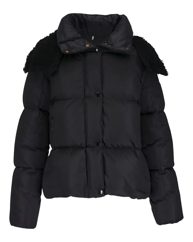 Moncler Gesteppte Kapuzenjacke - Schwarz Schwarz