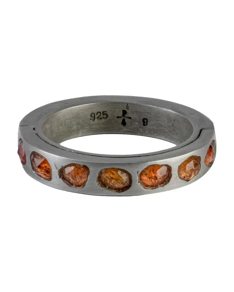 Parts Of Four Sistema Sterlingsilberring mit Saphir Silber