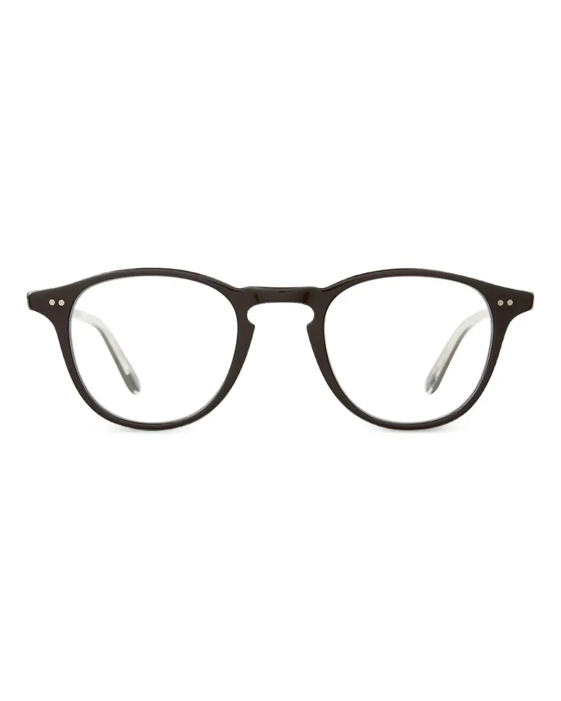 Garrett Leight Runde Hampton Sonnenbrille - Schwarz Schwarz