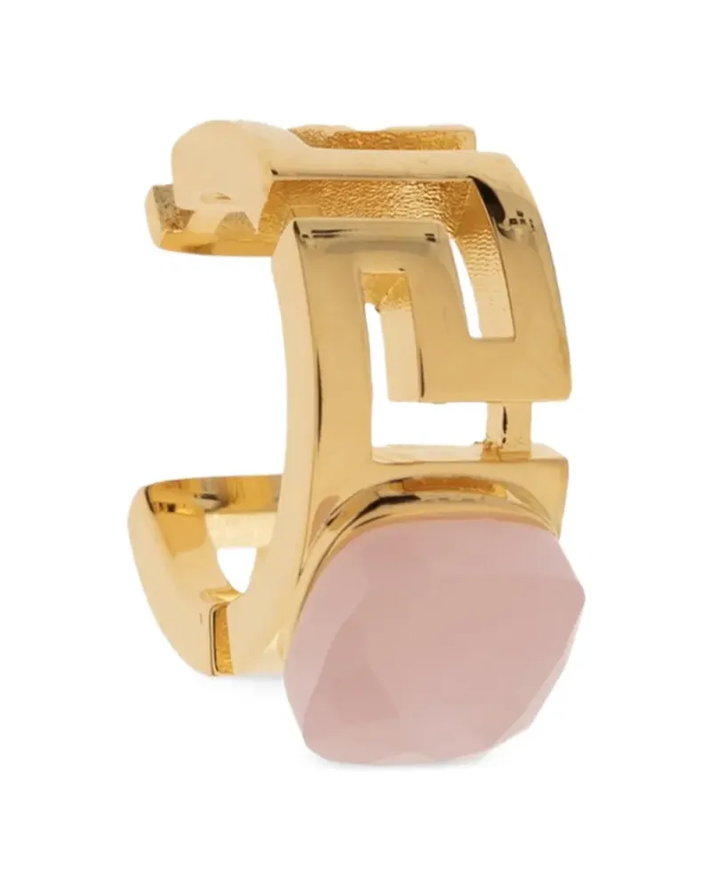 Versace Greca Ear Cuff mit Glasverzierung - Gold Gold