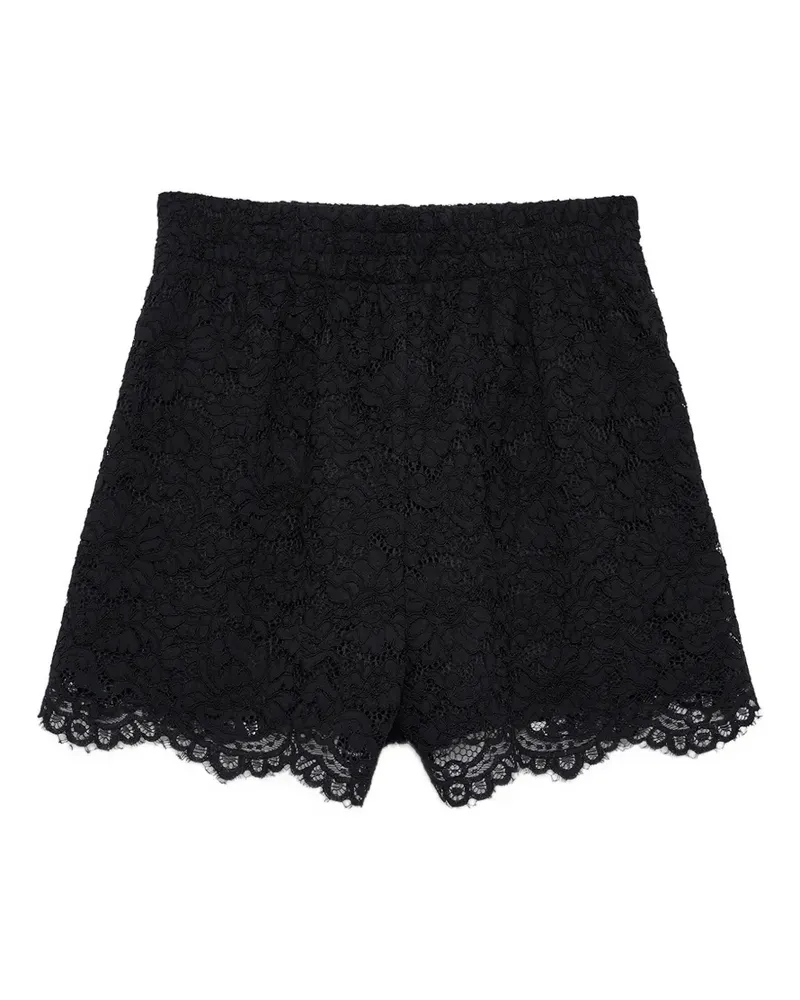 Anine Bing Kam shorts - black lace - Schwarz Schwarz