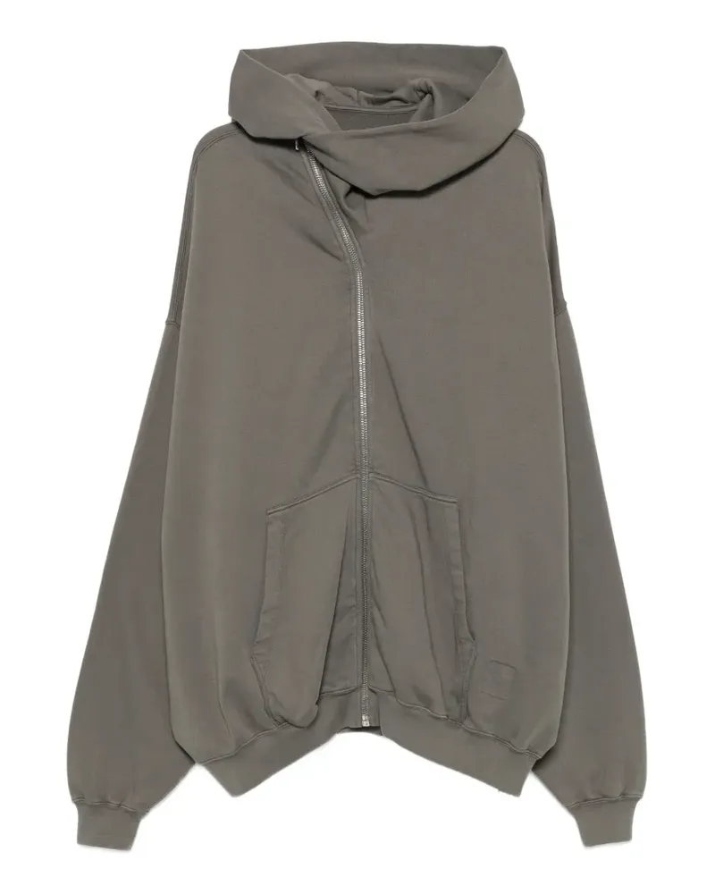 Rick Owens Mountain Hun Oversized-Kapuzenjacke - Grau Grau