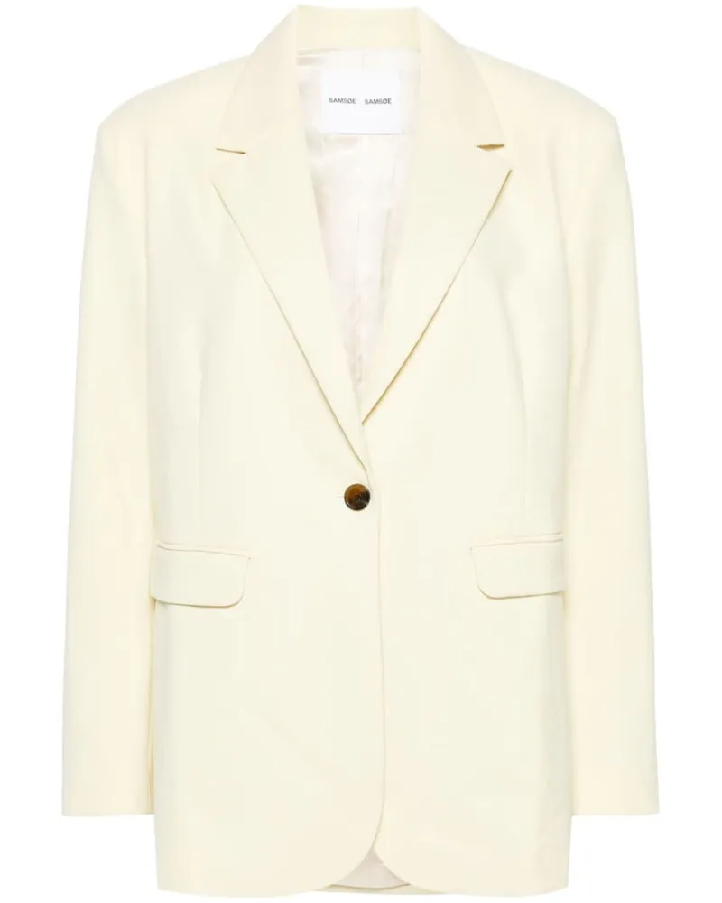 Samsøe & Samsøe Einreihiger Haven Blazer - Gelb Gelb