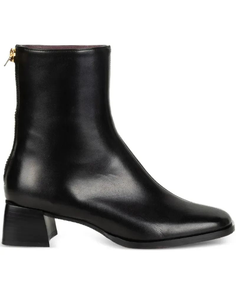 Lorenzo Mari Stiefel mit Reißverschluss - Schwarz Schwarz