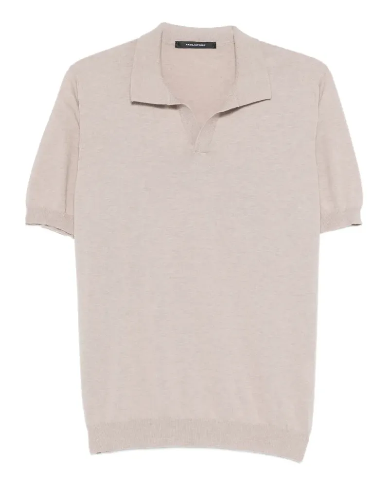 Tagliatore Keith V-neck T-shirt - Nude Nude