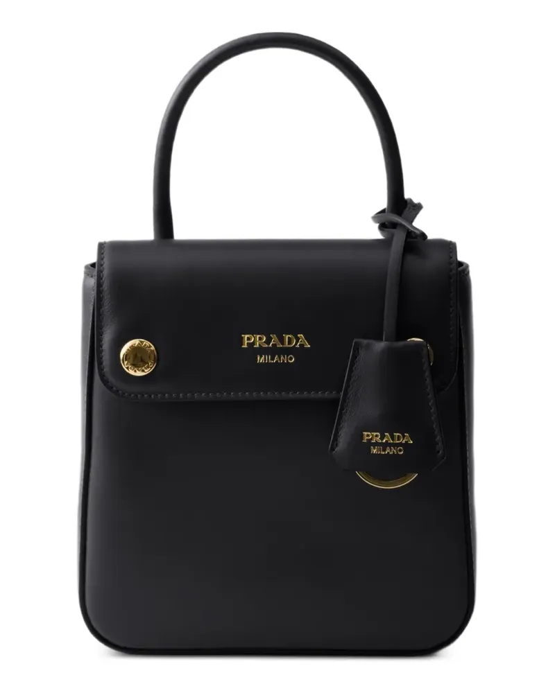 Prada Mini Carry Handtasche - Schwarz Schwarz