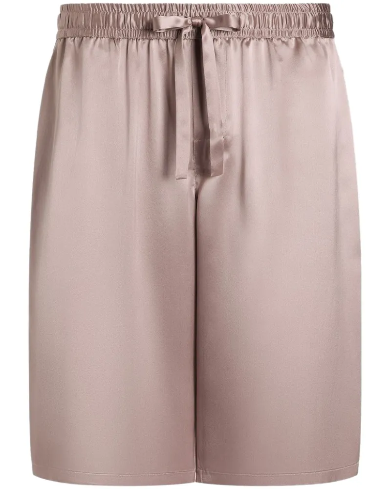 Dolce & Gabbana Shorts aus Satin - Rosa Rosa