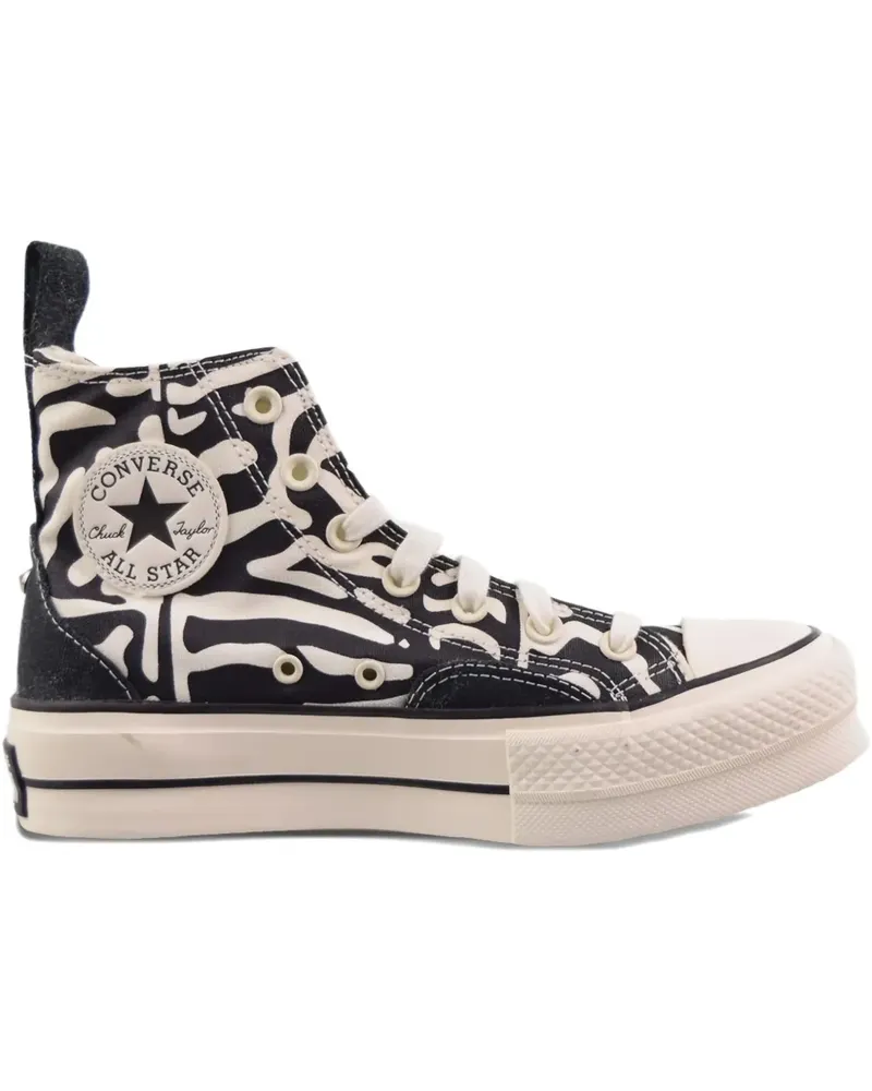 Converse Chuck Taylor All Star Lift Animal Mix - Black Sneakers - Schwarz Schwarz