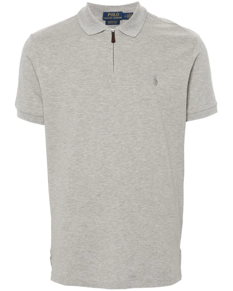 Ralph Lauren Poloshirt mit Polo Pony - Grau Grau