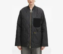 quilted jacket - Schwarz