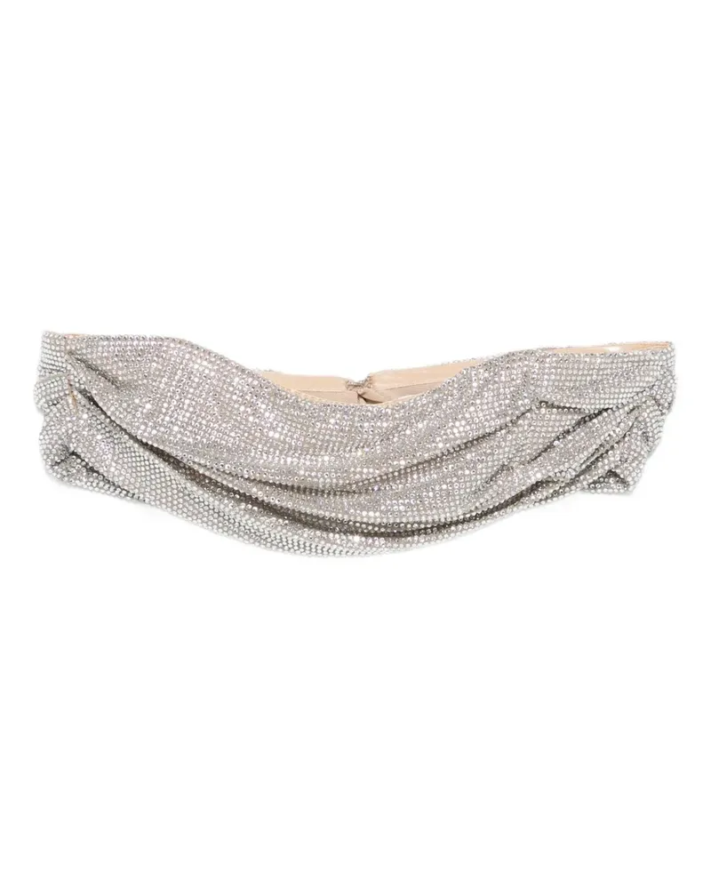 Giuseppe di Morabito Top Beige - Silber Silber