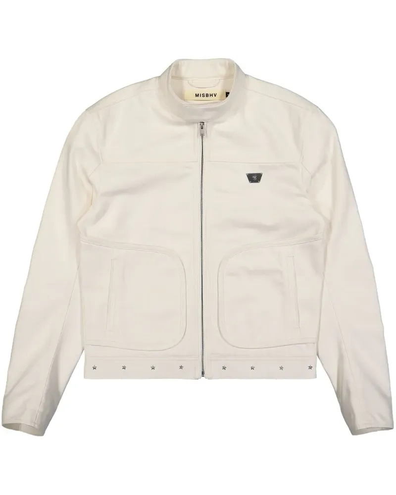 MISBHV Star Slim Jacke - Weiß Weiß