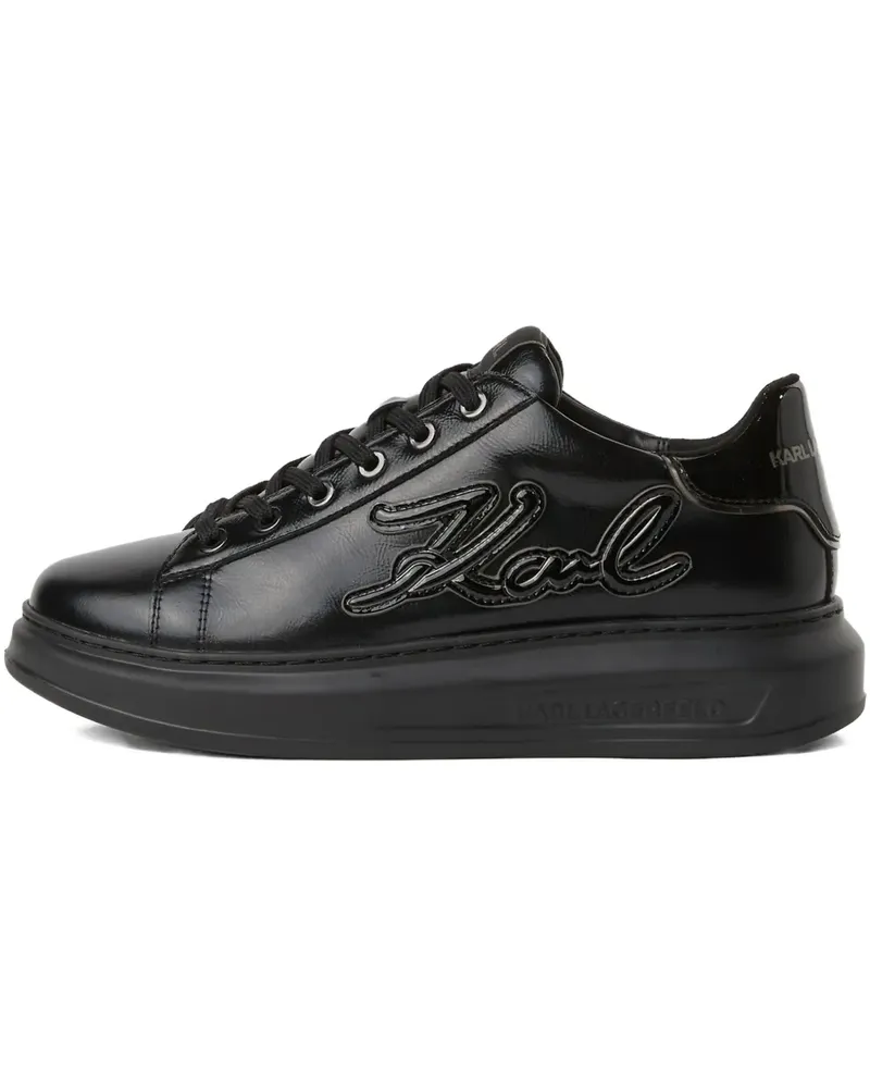 Karl Lagerfeld Sneakers mit Logo-Prägung - Schwarz Schwarz
