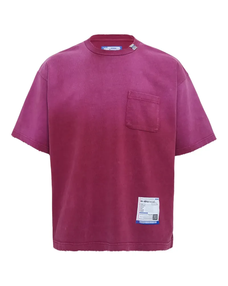 MIHARAYASUHIRO T-Shirt mit Brusttasche - Rot Rot