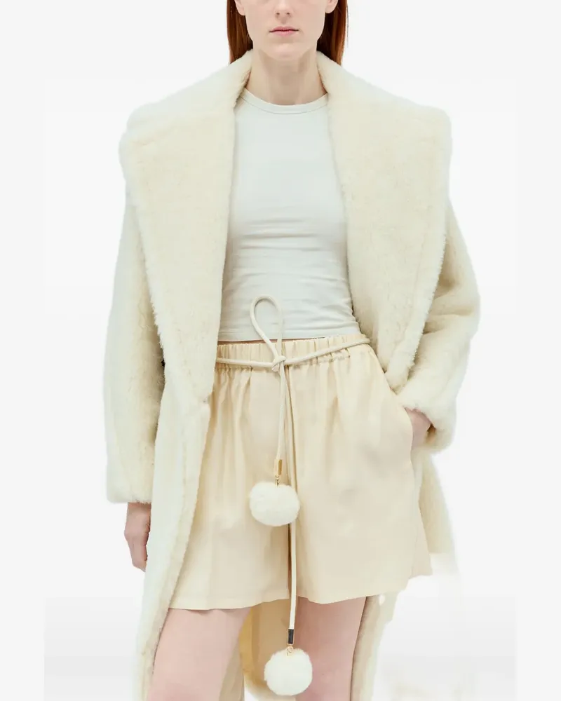 Max Mara pompom-detail rope belt - Nude Nude