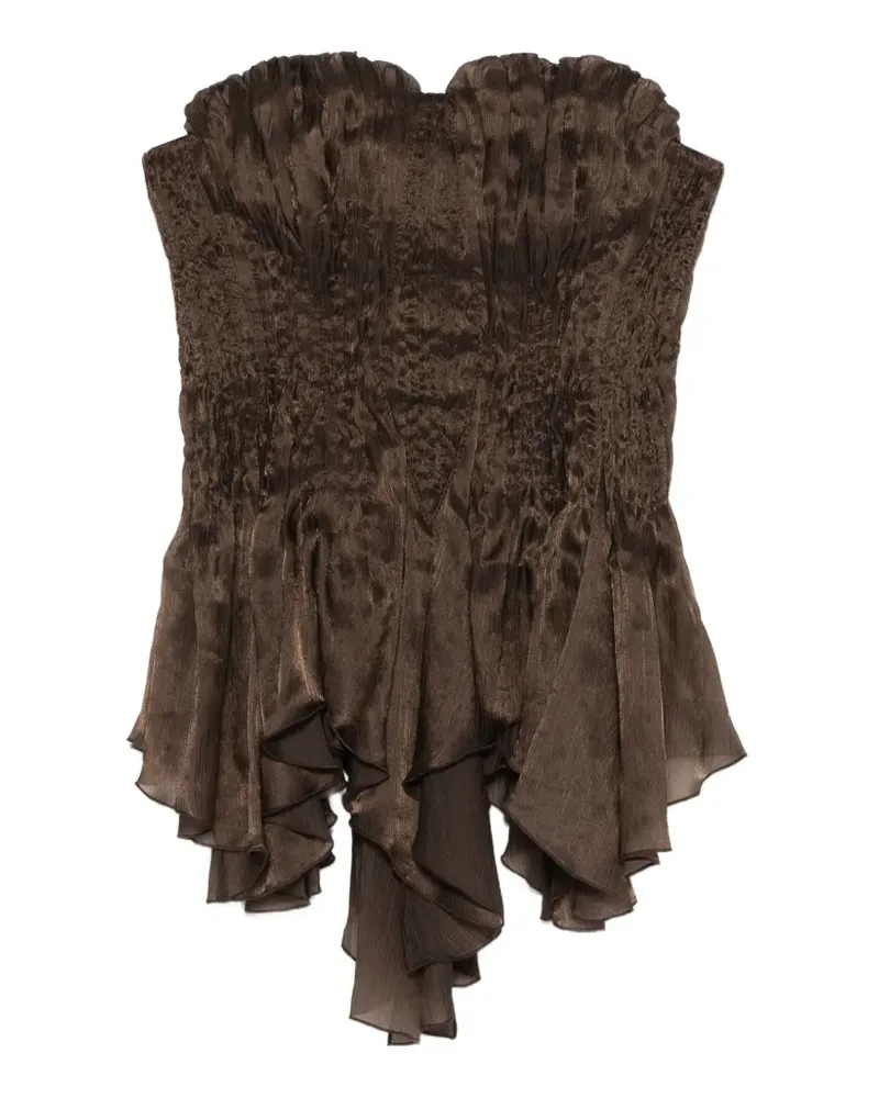 Aje. Nisha bustier - Braun Braun