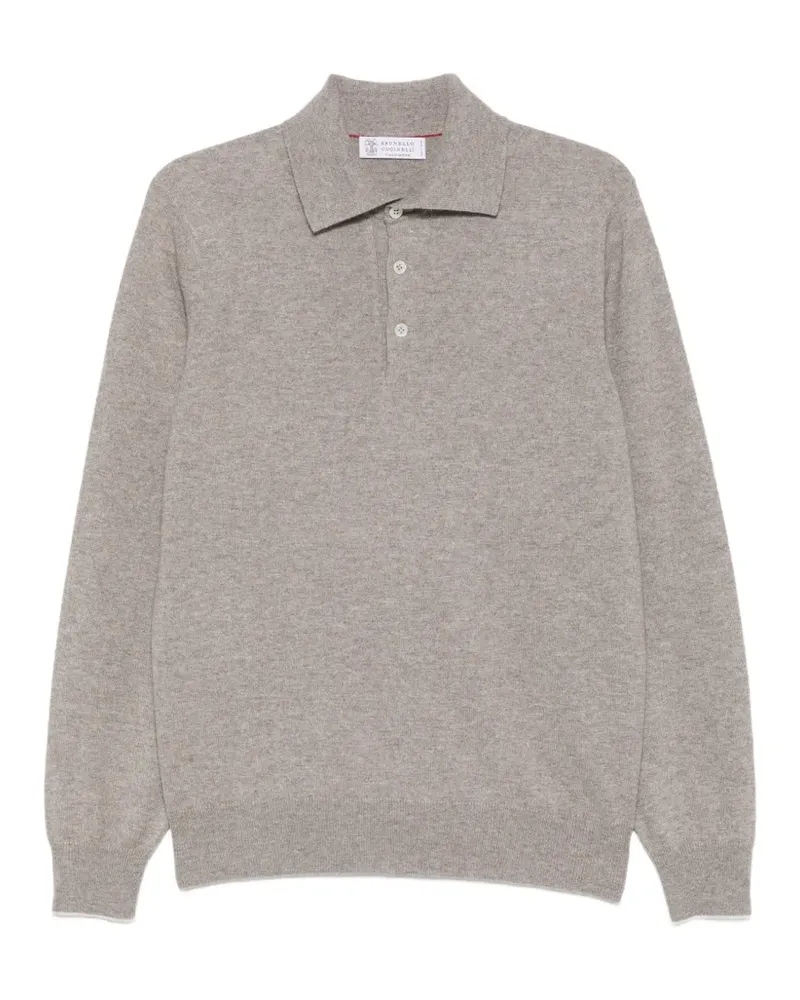 Brunello Cucinelli Langärmeliger Pullover - Grau Grau