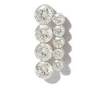18kt Weißgoldohrring mit Diamanten