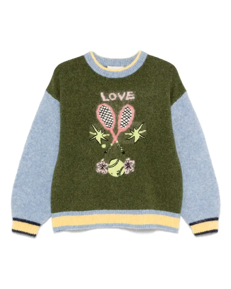 ALEMAIS Tennis Pullover - Grün Grün