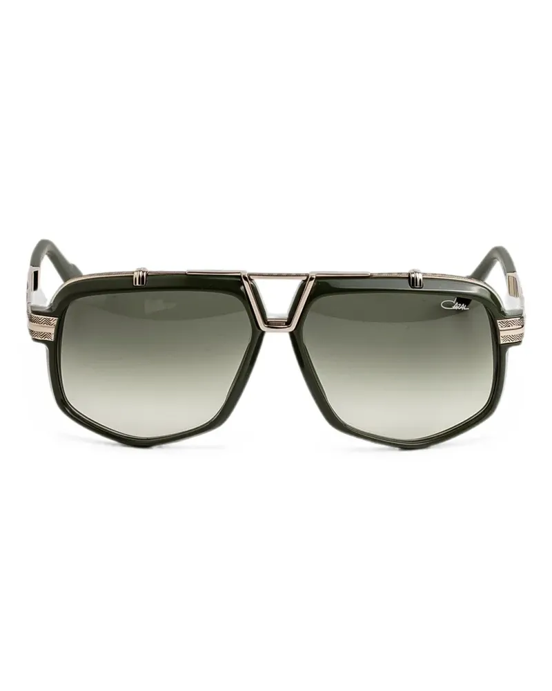 CAZAL 8049 geometric-frame sunglasses - Grün Grün