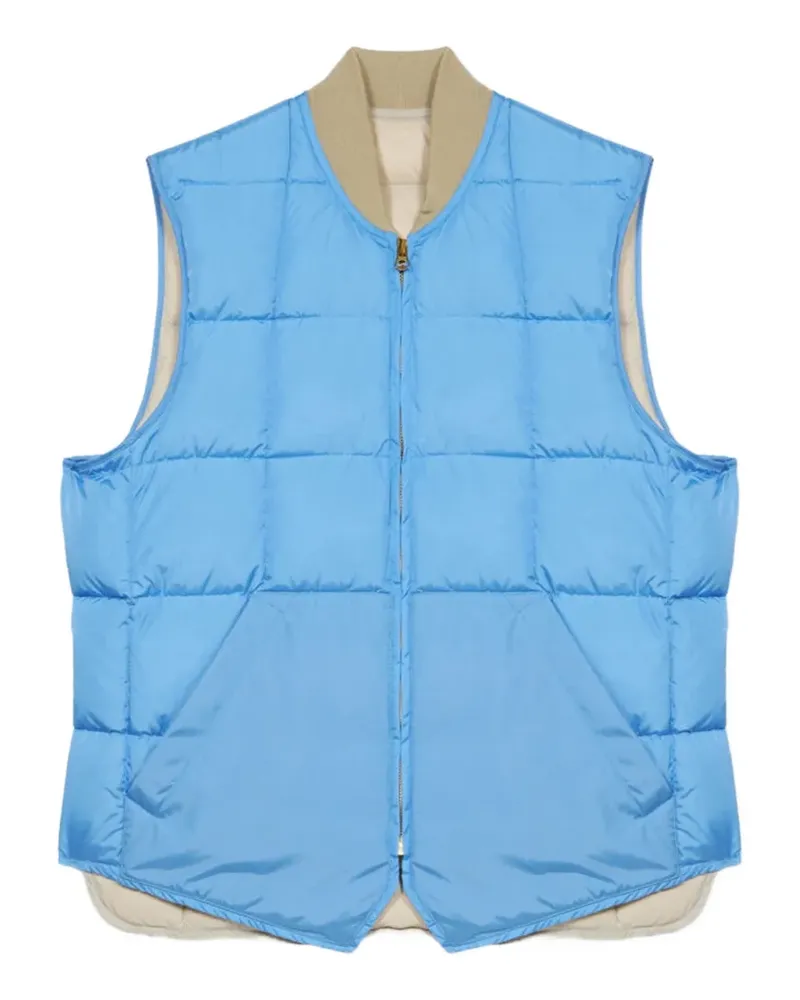 Fortela zip-fastening quilted gilet - Blau Blau
