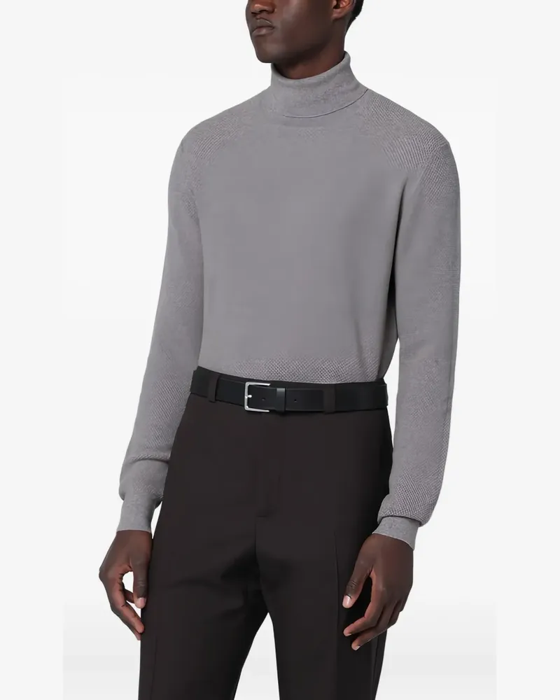 Tagliatore Pullover mit Rollkragen - Grau Grau