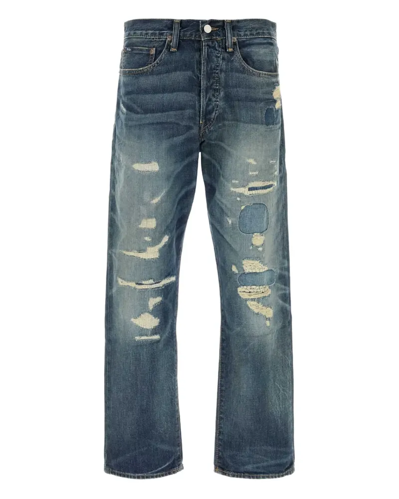 Ralph Lauren Jeans mit Distressed-Detail - Blau Blau