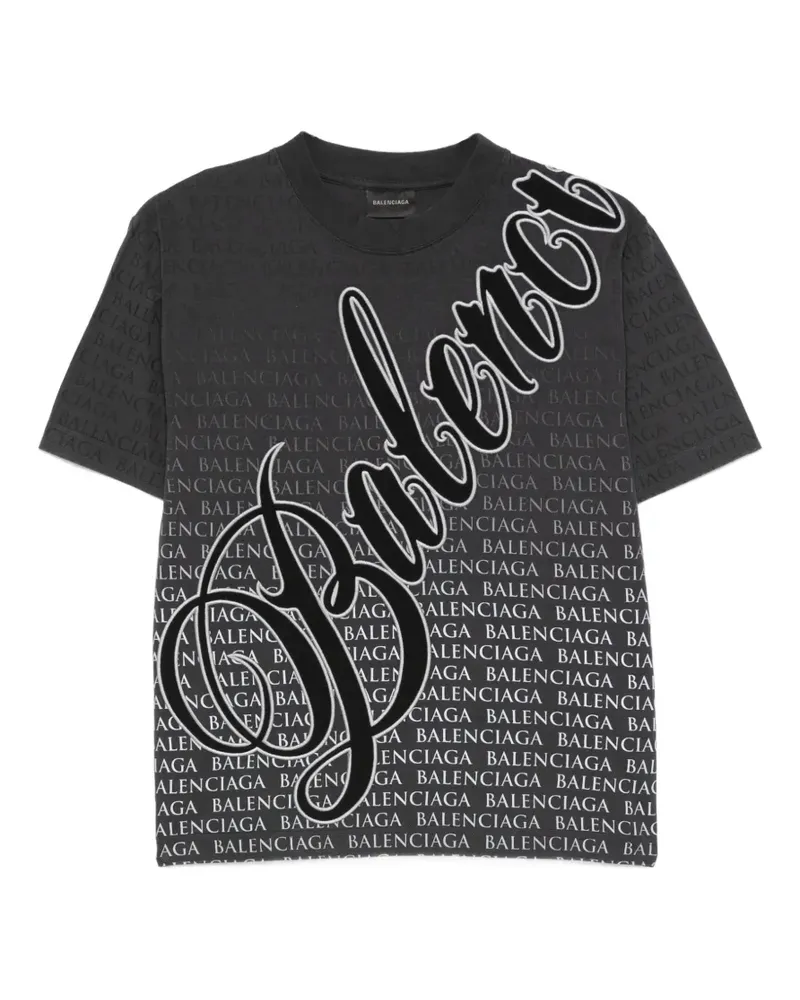 Balenciaga Kurzärmeliges T-Shirt - Schwarz Schwarz