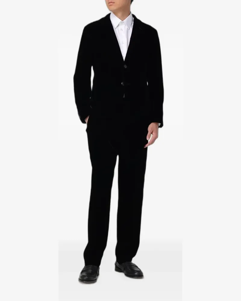 Giorgio Armani velvet trousers - Schwarz Schwarz
