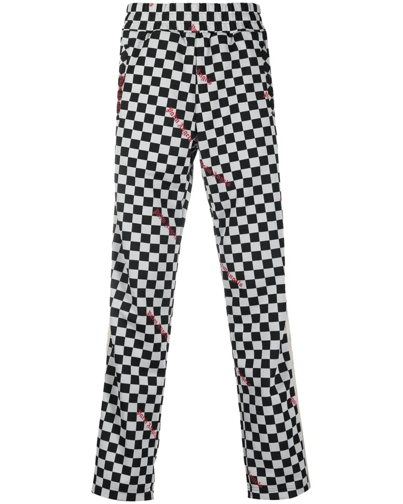 Palm Angels Jogginghose mit Jacquardmuster - Schwarz Schwarz