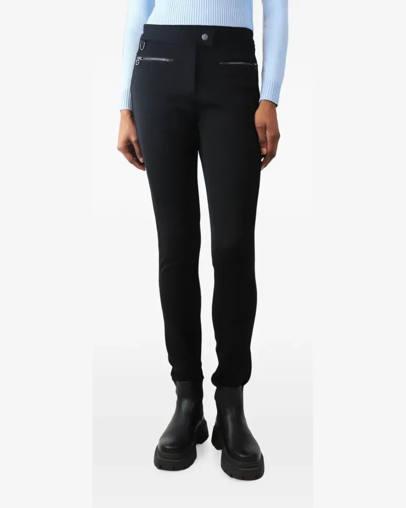 Erin Snow zip-pocket ski pants - Schwarz Schwarz