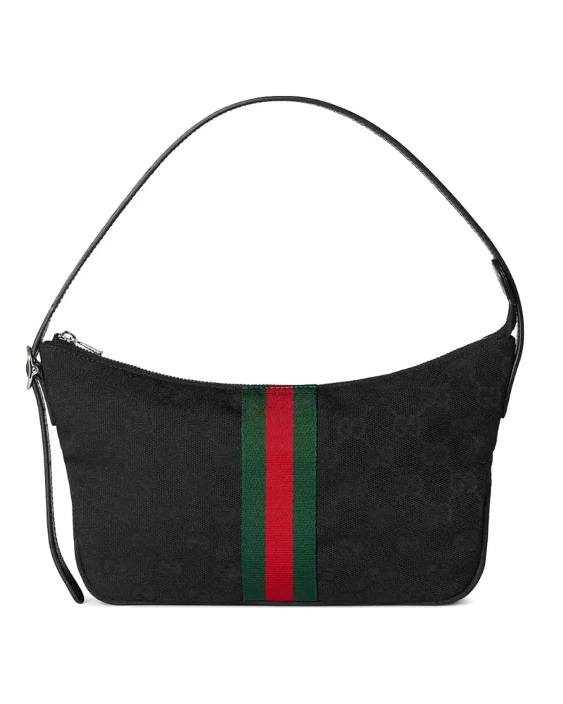 Gucci small Lunetta cross body bag - Schwarz Schwarz