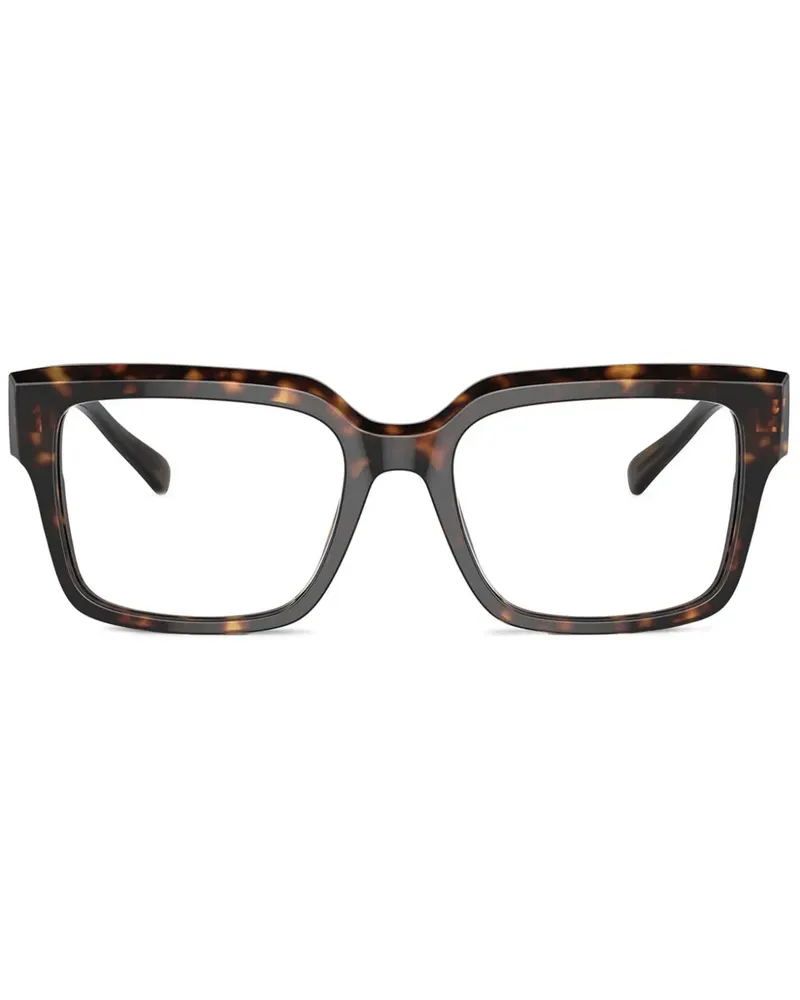 Vogue Brille mit eckigem Gestell - Braun Braun