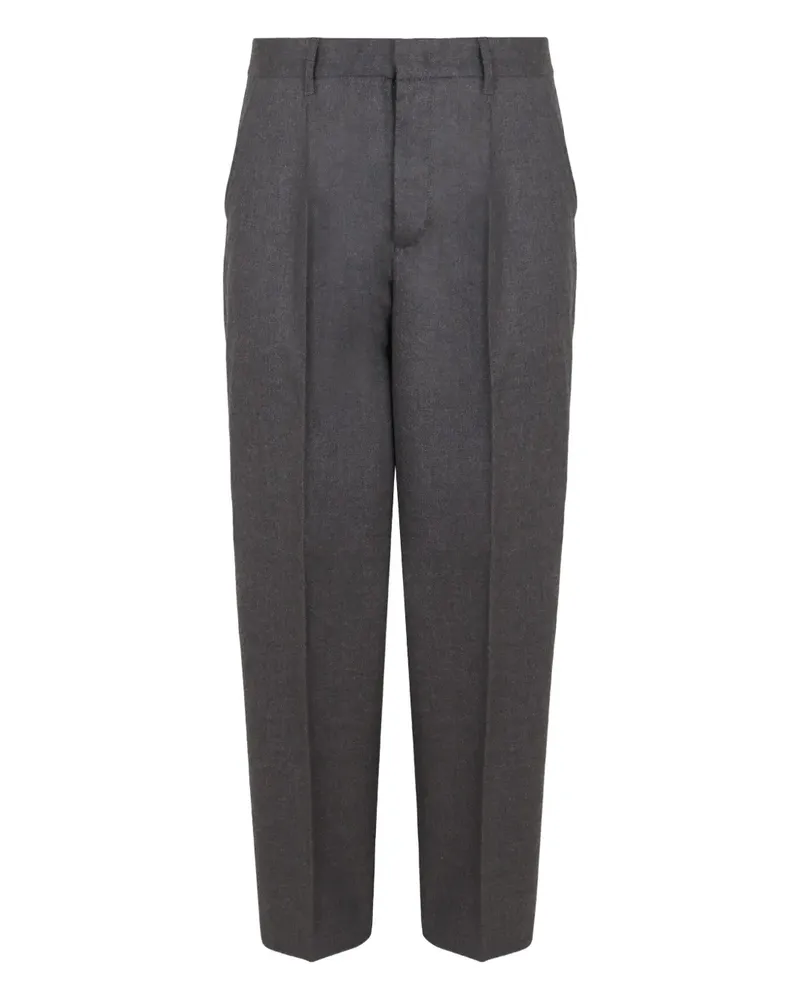 Emporio Armani Hose aus Wolle - Grau Grau